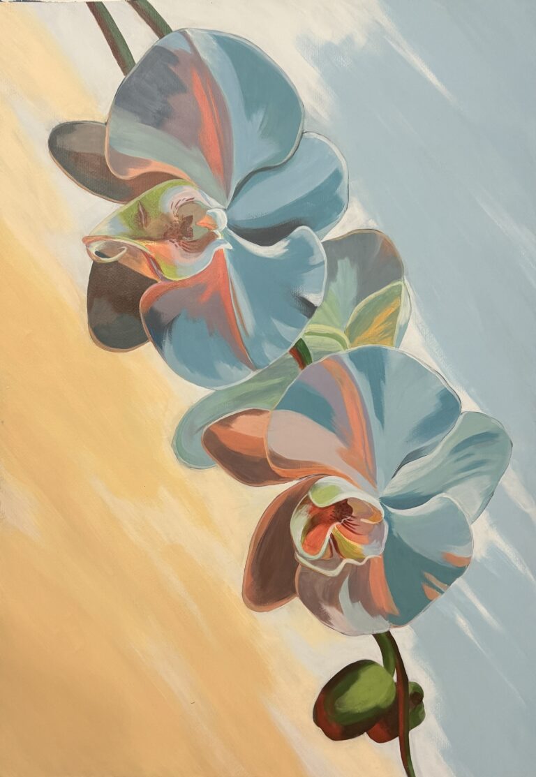 orquÍdeas 2023 papel:100x70cm